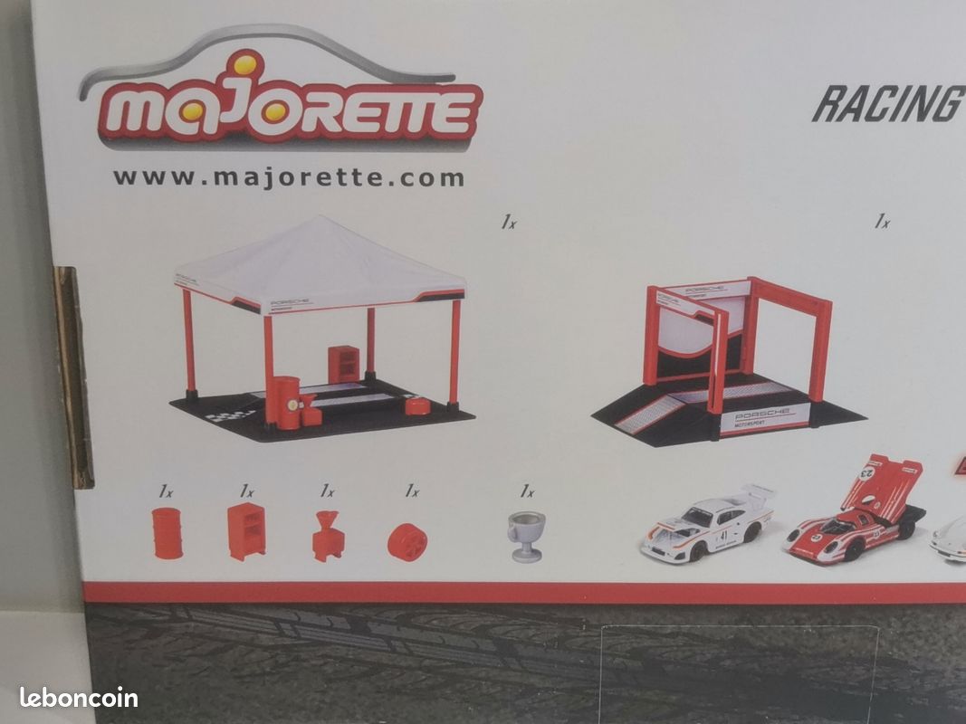 Majorette Porsche Edition racing padok, lanceur, podium (image 5)