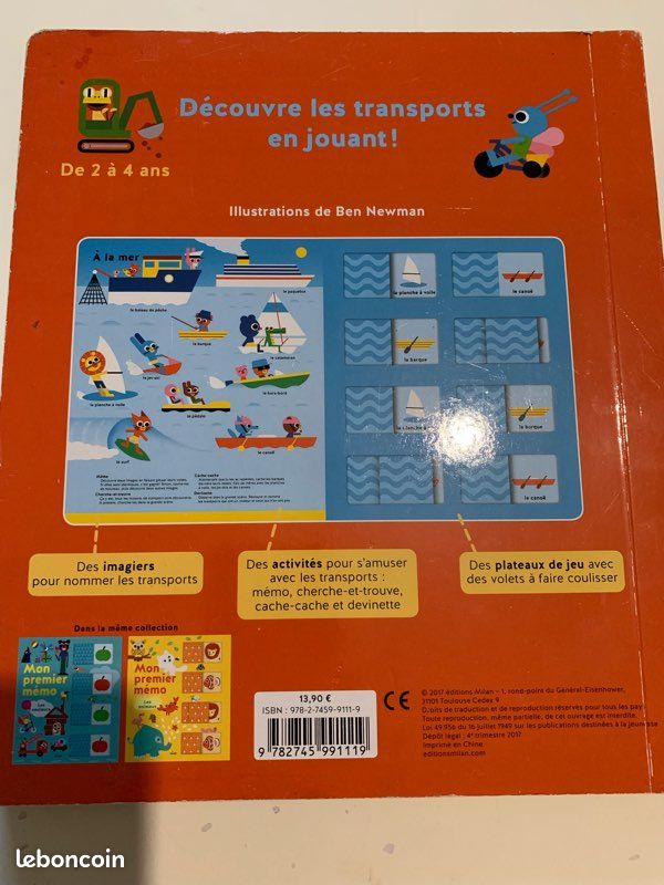 Mon premier mémo les transports (image 2)