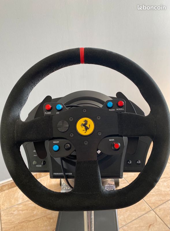 Volant Thrustmaster T300 Ferrari + Pedales + Support (image 1)