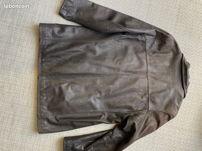 Veste sport femme en peau Oakwood T M brun (image 2)