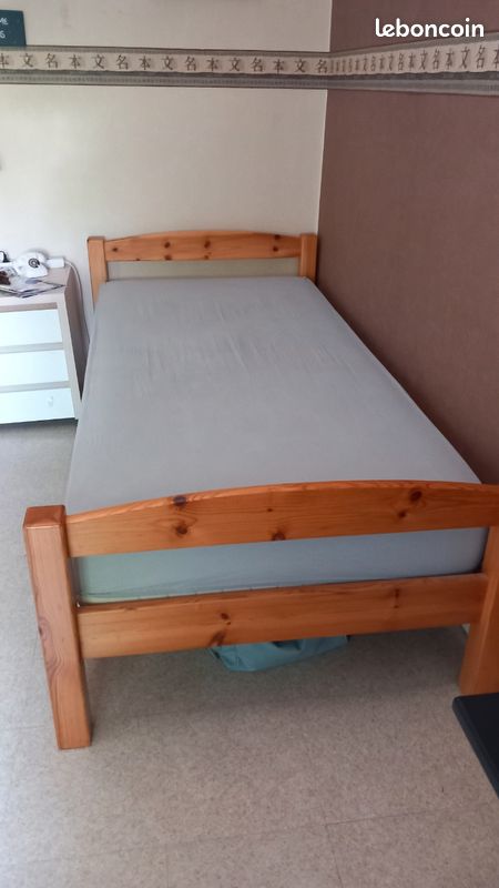 Mobilier lit 1place (image 1)
