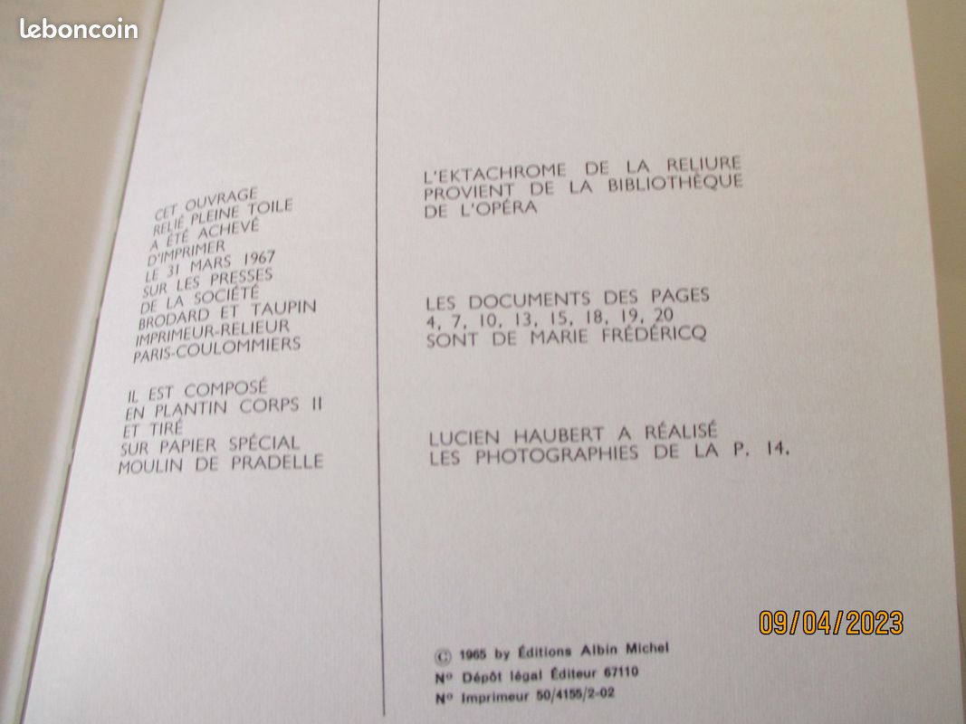 Livre 1967 L'ENCHANTEUR / MARCEL BRION (image 4)