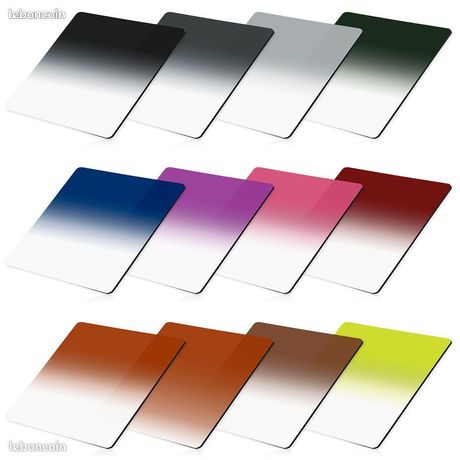 Lot De 4 Filtres Photo Cokin Carrés, Polarisants, Monture Cokin
