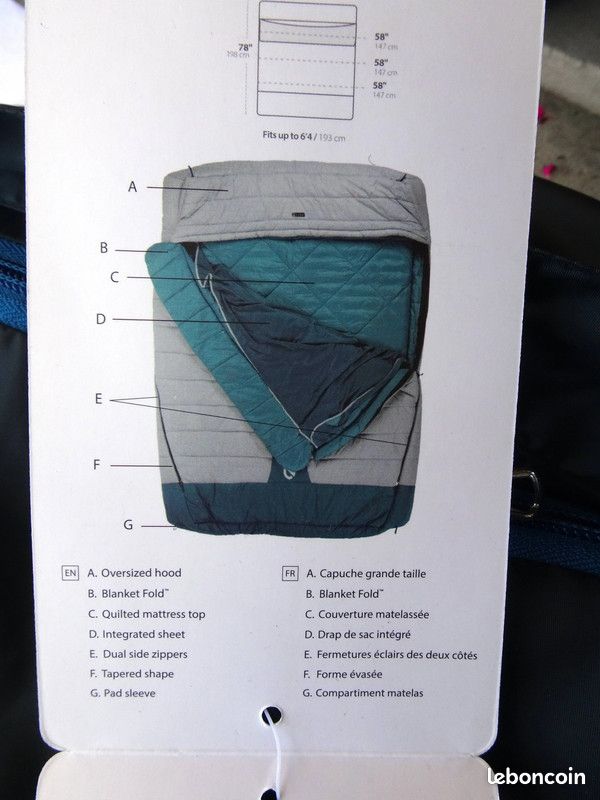 Nemo Equipment Sac Couchage Double NEMO Equipment Sac De Couchage