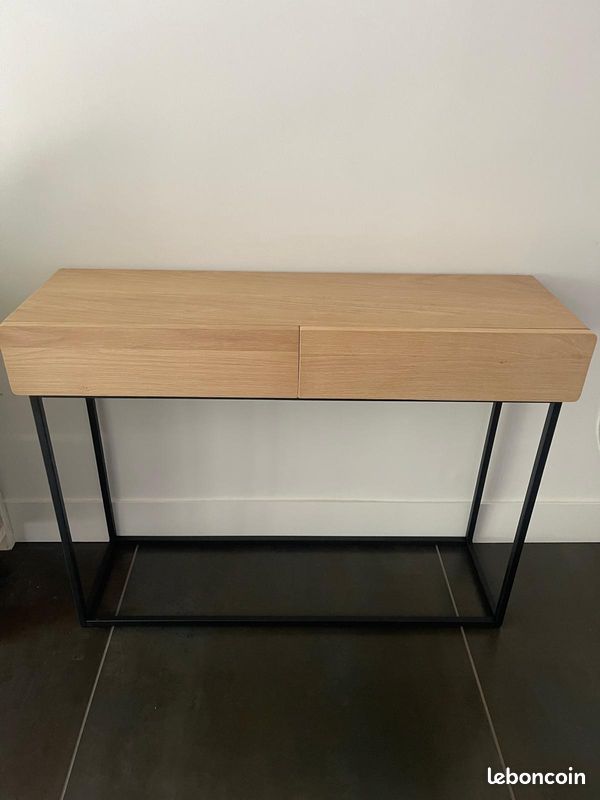 Console / meuble d’entrée neuf avec 2 tiroirs (image 2)
