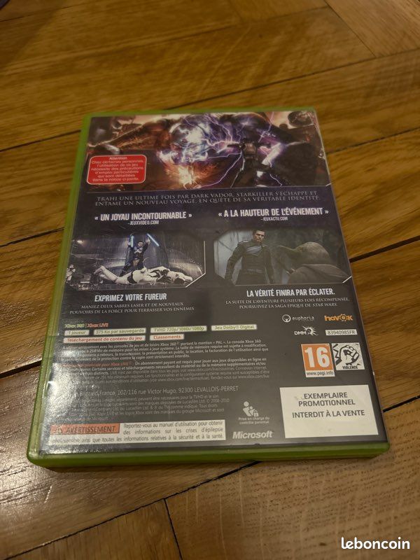 Star Wars - Le Pouvoir de la Force 2 - Xbox 360 - Version Promotionnelle (image 2)
