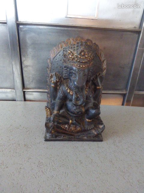 ✨Sculpture Sacrée du Seigneur Ganesha – Artisanat d'Art Népalais 🇳🇵 (image 1)
