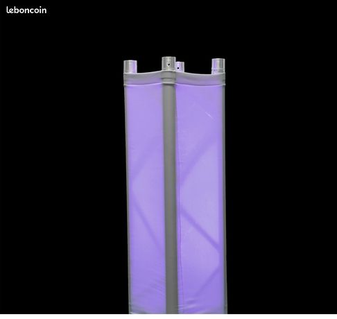 BoomToneDJ Housse Lycra Blanche Ignifugée Pour Pied D’Enceinte - 160 Cm, Triangulaire, Élégante & Facile à Installer