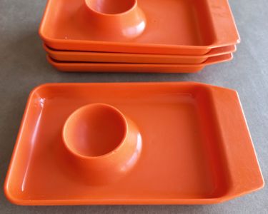 2 COQUETIERS EN céramique, décor femme et homme, vintage années 70 EUR 10,00 - FR