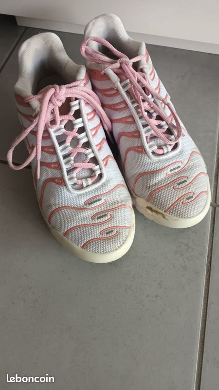 Baskets Tn Rose Gold Nike Air Max Plus Tn Pink/orange Chaussures Tuned