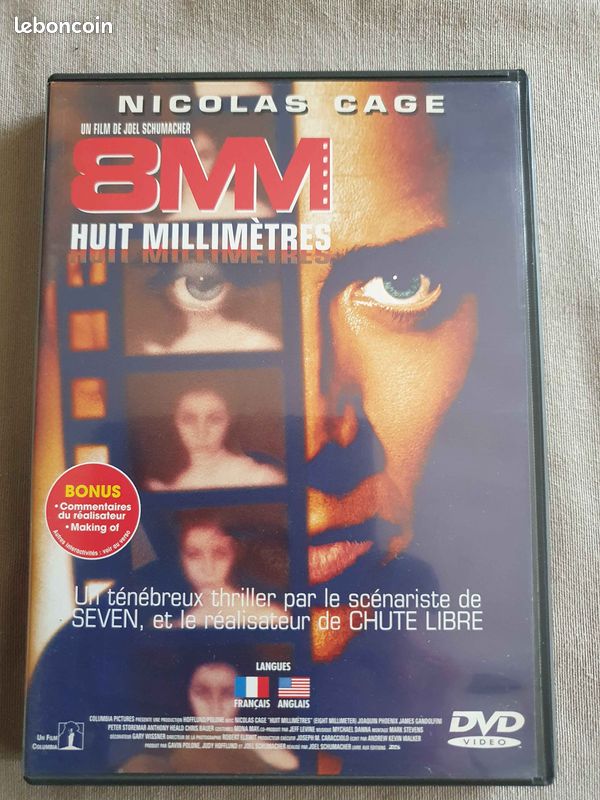 8MM (1999) Du Grand Nicolas CAGE - DVD - Films