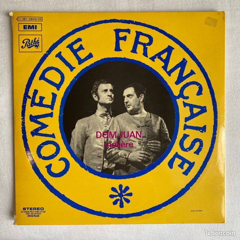 Disque vinyle, Comedie Française- Dom Juan (image 1)