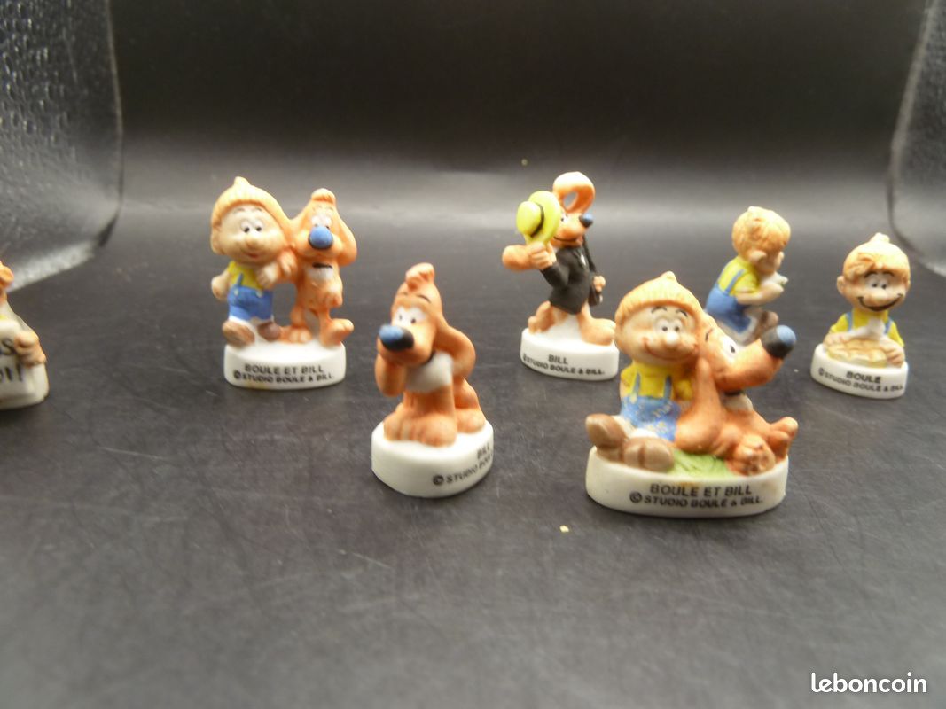 Lot de 9 feves boule et bill mates - ref perso d8 (image 3)