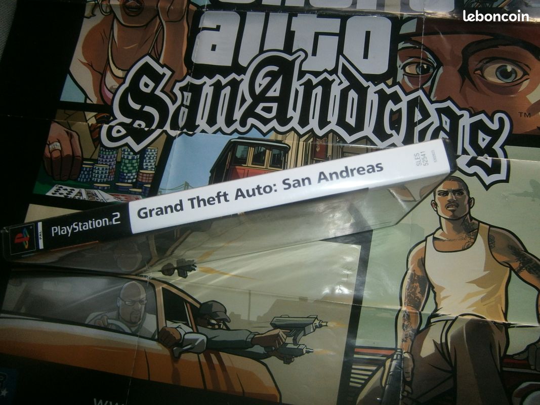 DVD PlayStation 2 * RARE * Grand Thetft Auto * SanAndreas (image 2)