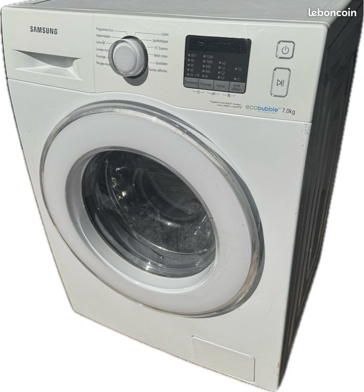 Lave linge Samsung Ecobubble 7kg (image 4)
