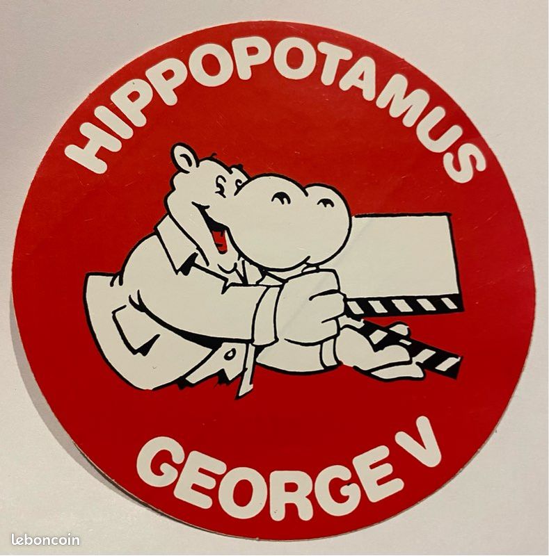 Autocollant Hippopotamus - George 5 (image 1)