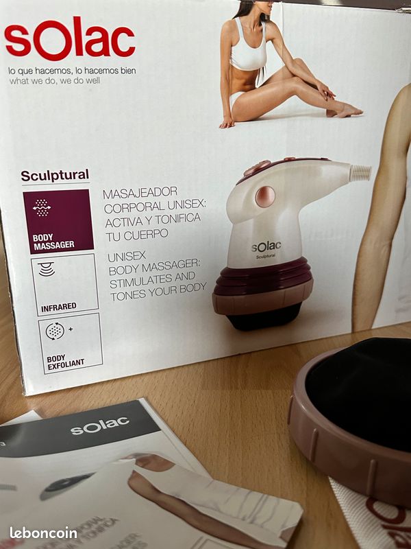 Masajeador Solac Sculptural Anticelulitico Solac Corte Ingles