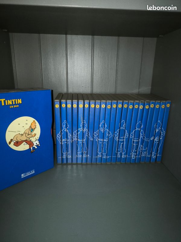 21 DVD Collection complète Tintin édition Atlas (image 1)