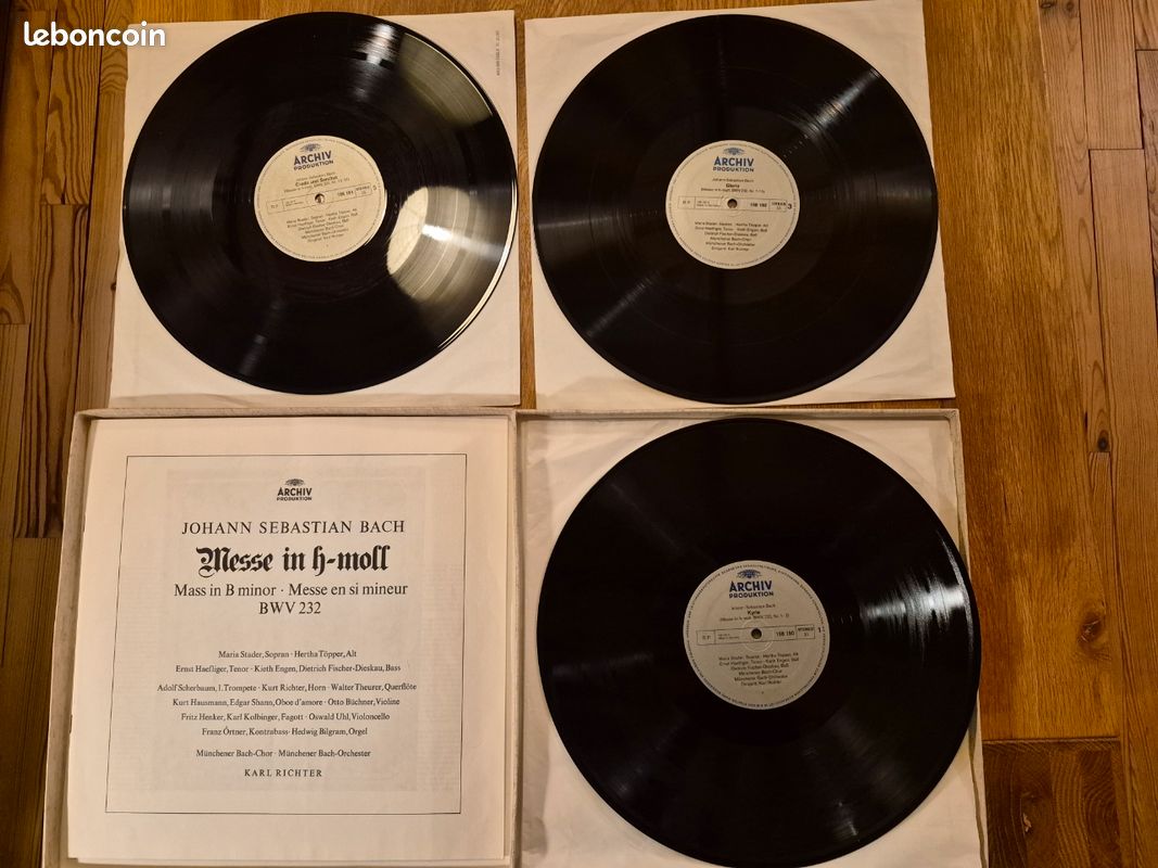 Jean Sébastien Bach en 16 disques vinyles (image 3)