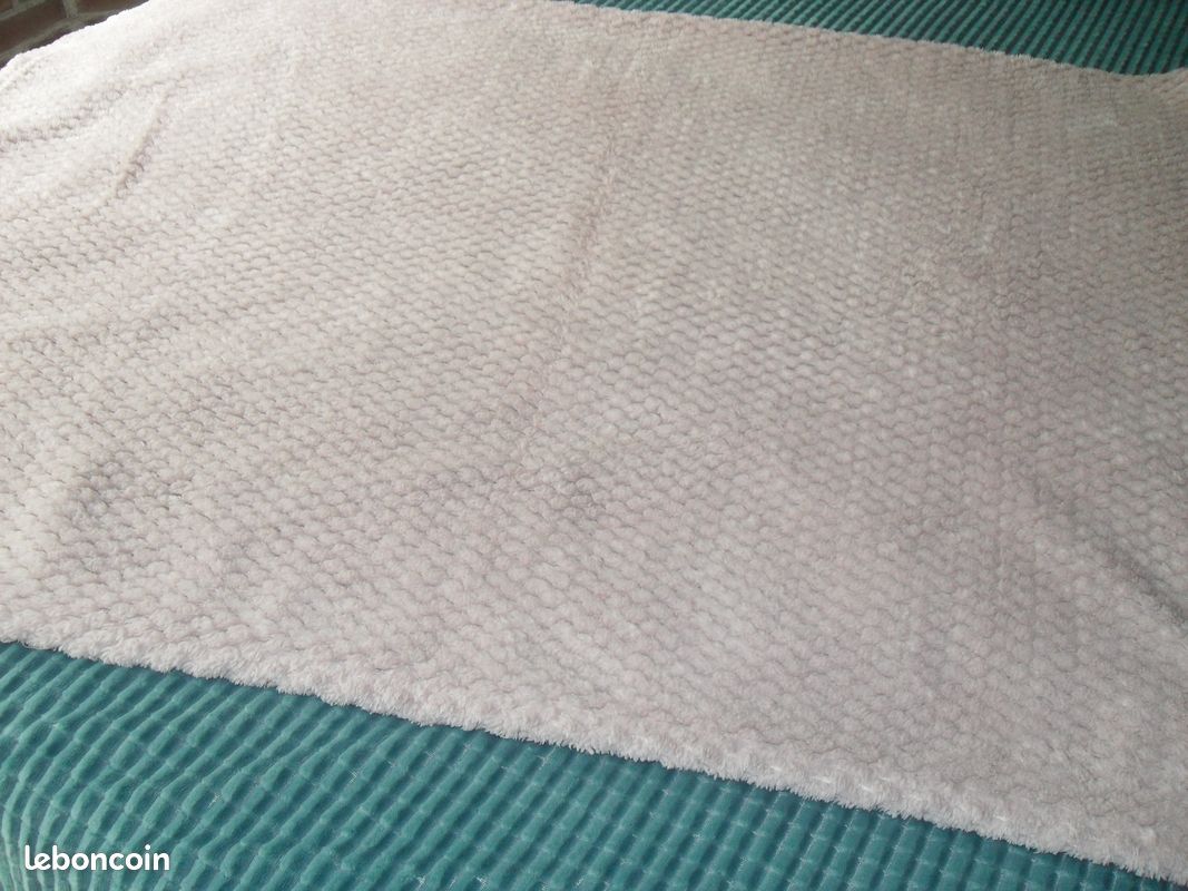 Plaid rose pâle (image 1)