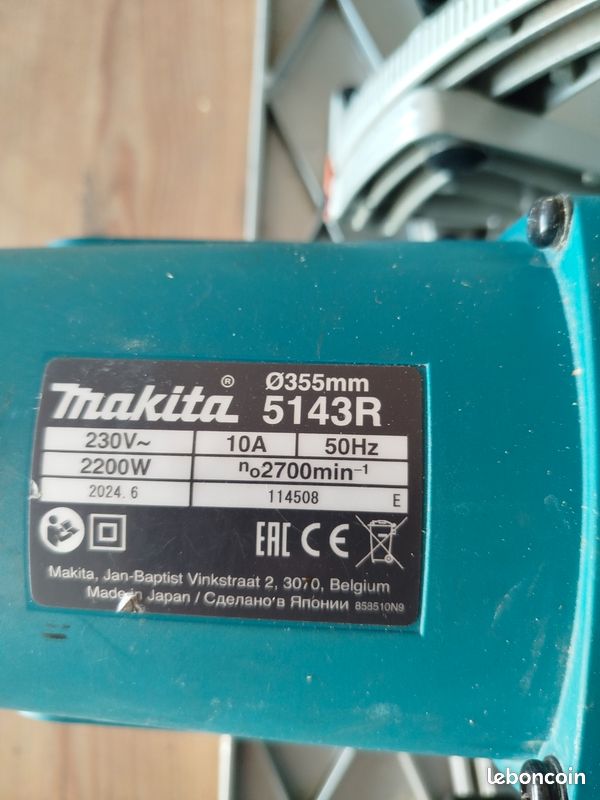 Scie circulaire Makita 5143r pour lame de 355mm (image 5)