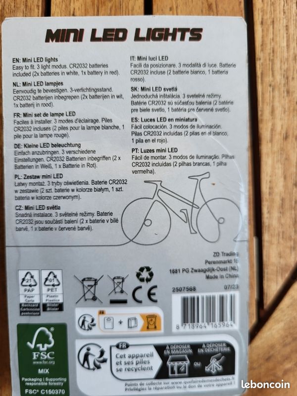 Petites leds velo randonneur (image 2)