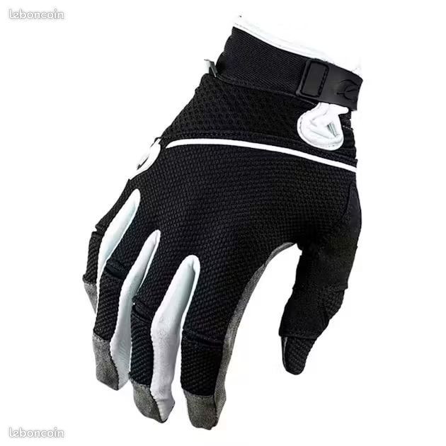 Gants adultes de BMX, DIRT, descente, VTT ONEAL revolution en S (8), noirs ou rouges, neufs (image 2)