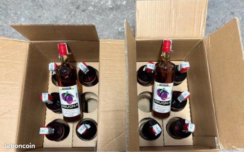 12 bouteilles de vin de prunes À retirer au cannet (image 1)