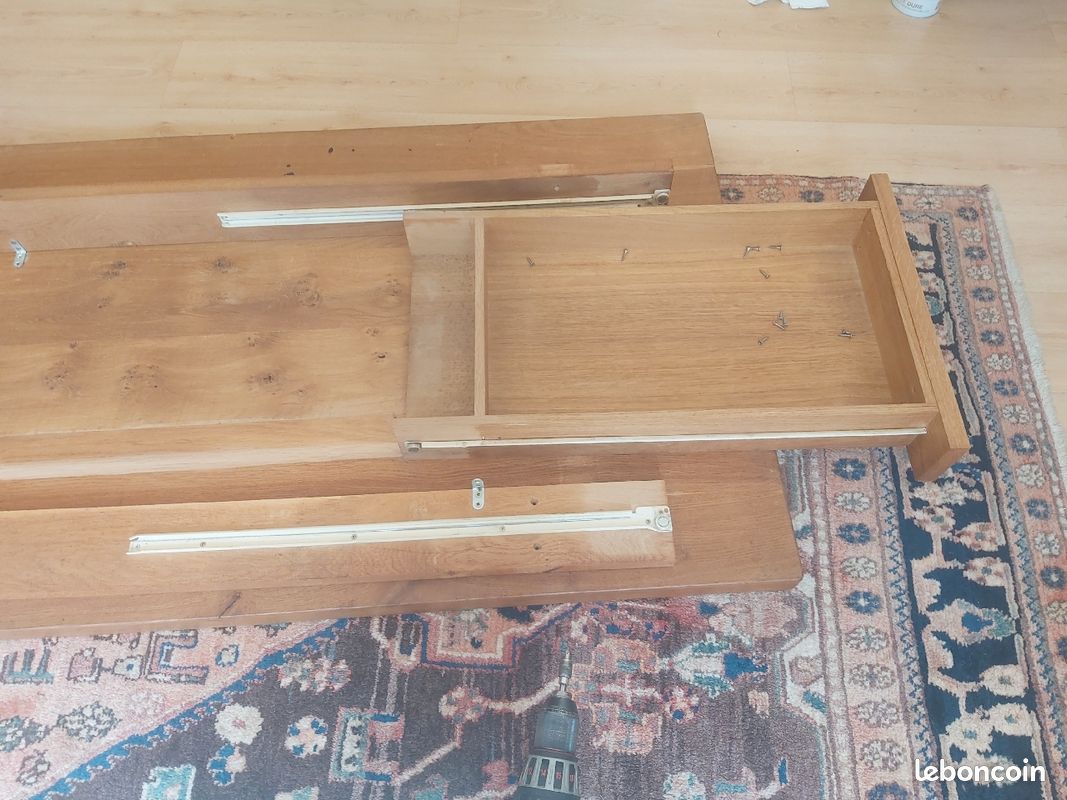Pieds et tiroirs de table en chêne (image 10)