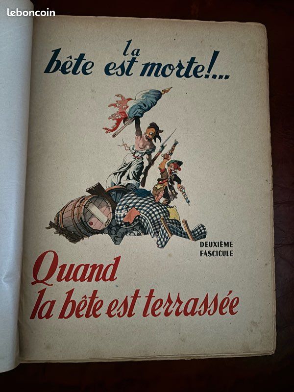 La Bête est morte – Calvo – Deuxième fascicule – Édition originale 1945 – Rare (image 3)