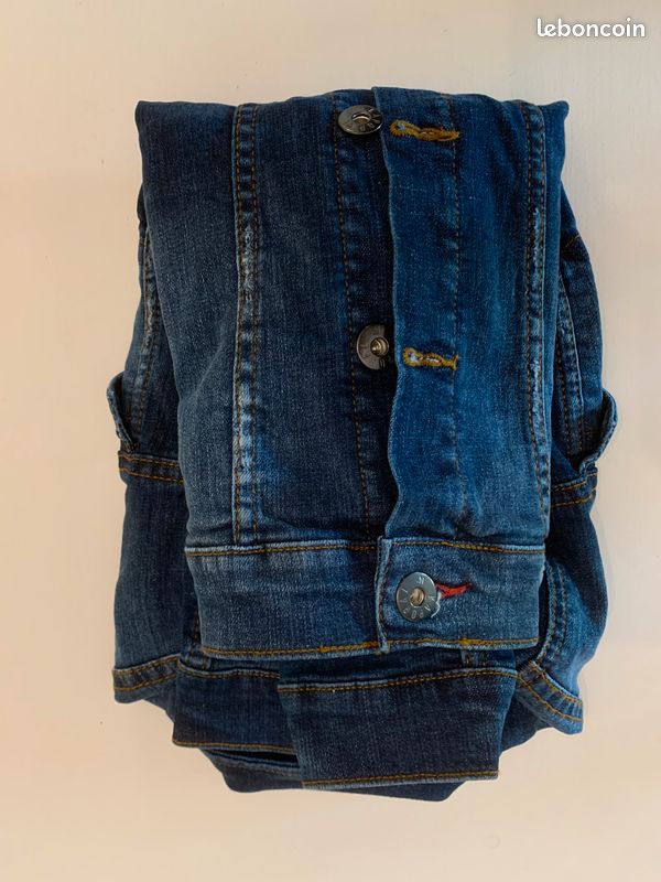 Veste jean bleu garçon Kaporal taille 14 ans état neuf (image 10)