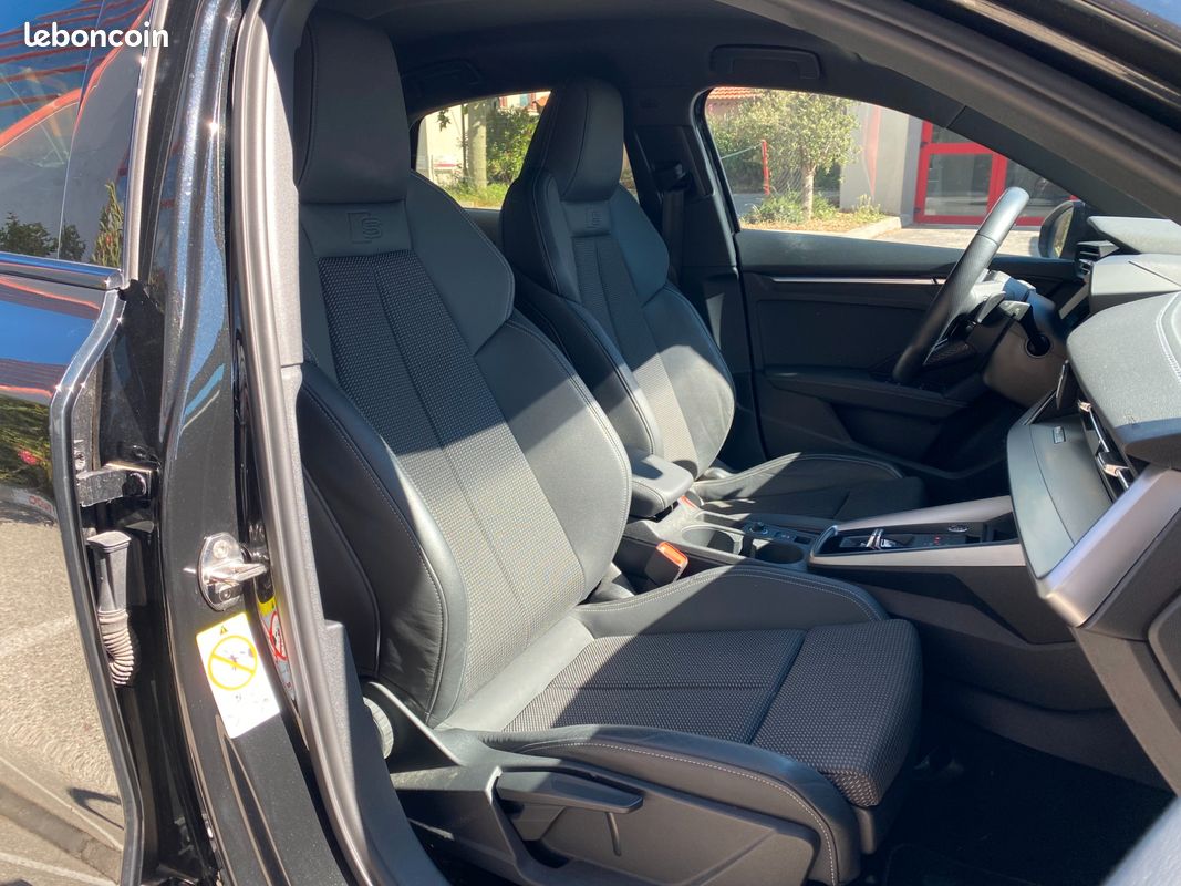 Audi a3 2.0l tdi 150ch - s line - s-tronic - cam.rec - carplay - cockpit digital - sieges chauff (image 6)