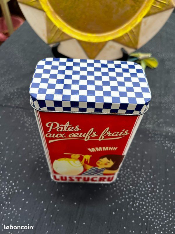 Miniature Carton Lustucru Pâtes - Dinette Poupée Vintage, Parfait état D'origine