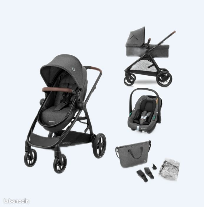 Poussette + base isofix 360 (image 1)