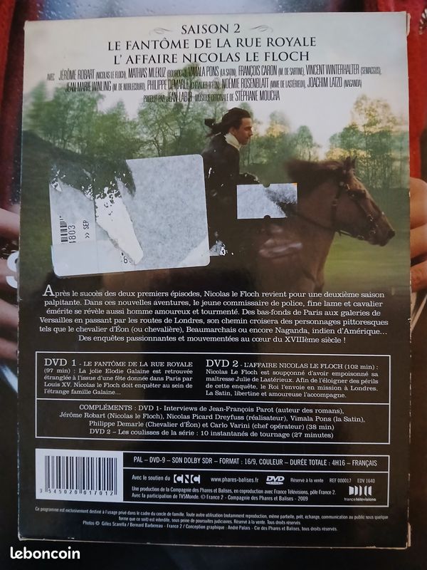 Coffret 2 dvd saison 2 Nicolas le floch (image 2)