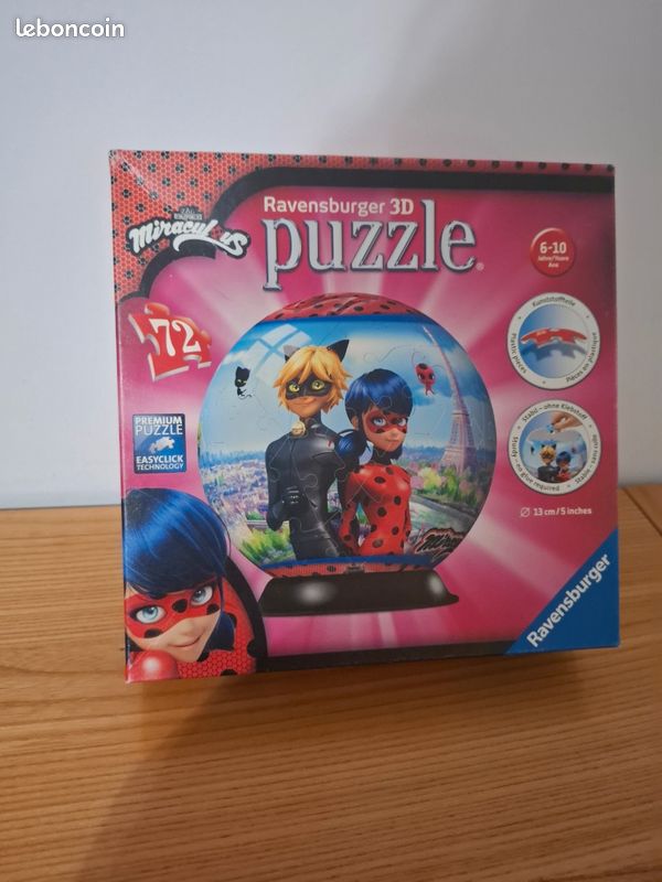 Puzzle 3D Ball Minions - Ravensburger - 72 pièces illuminé