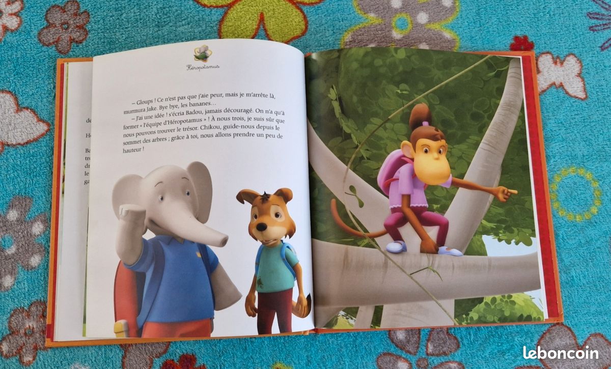 Livre Babar Héropotamus Hachette (image 3)