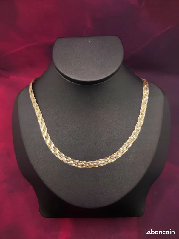 Collier En Or Jaune 18 Carats 750 - Occasion à Porter Ou à Offrir