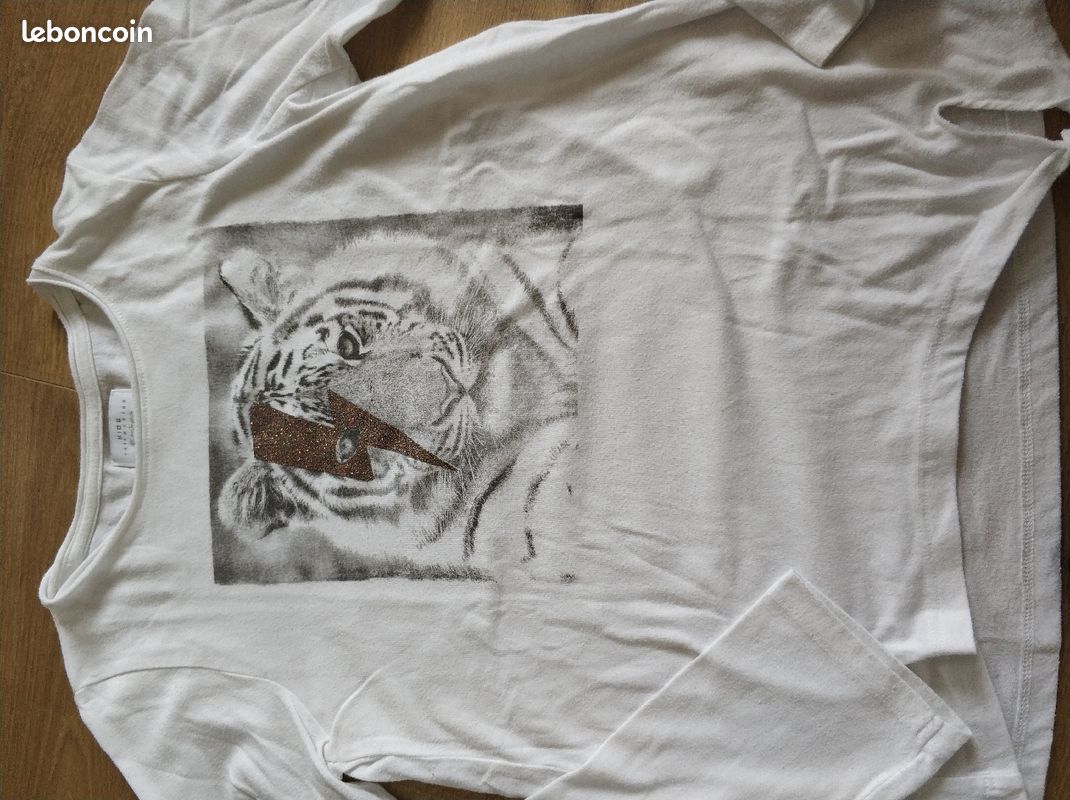 T-shirt manches longues 9-10 ans (image 1)