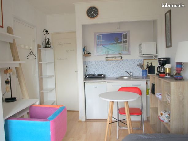 Proximité Porte de la Villette plein sud sur terrasse studio 1 personne libre 1er Juin
