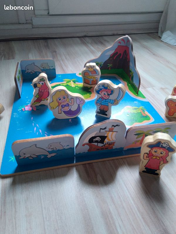 Jeu en bois pirate (image 1)