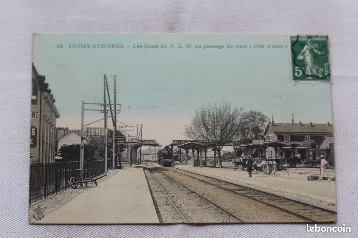 Carte Postale Ancienne 91 Juvisy-sur-Orge - Dirigeable Patrie - Vers 1910