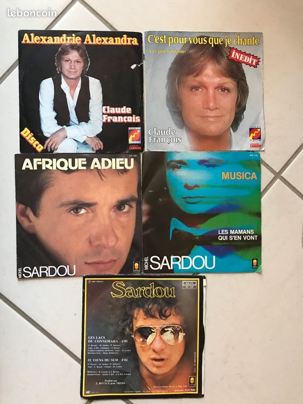 Disques vinyles 45 tours vintage (image 2)