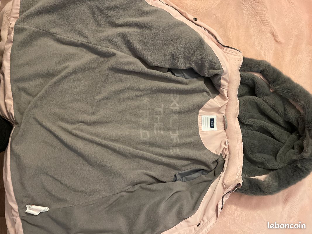 Vends doudoune okaidi rose (image 3)