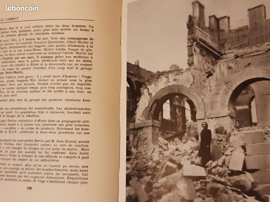 Livre BREST AU COMBAT 1939 1945 FINISTERE - (image 10)