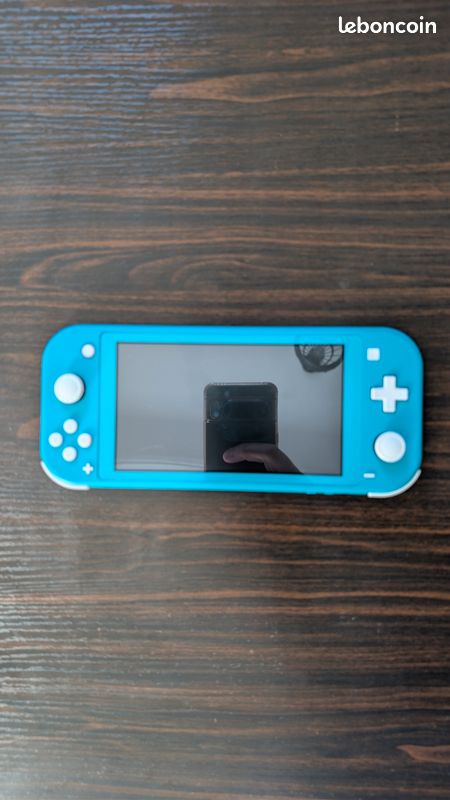 Nintendo DS Lite bleue turquoise + sacoche Mario – bon état (image 1)