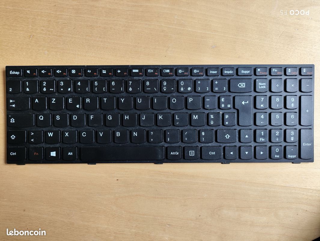 Clavier AZERTY Français Neuf Pour Lenovo Ideapad G50-70 – Clavier Complet Noir