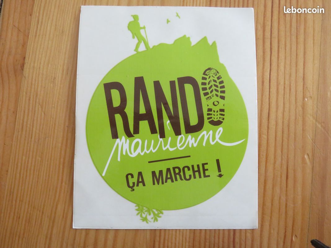 Autocollant " Rando Maurienne ça marche " (image 1)