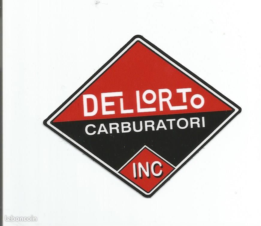 Autocollant DellOrto 55mm Vintage (image 1)