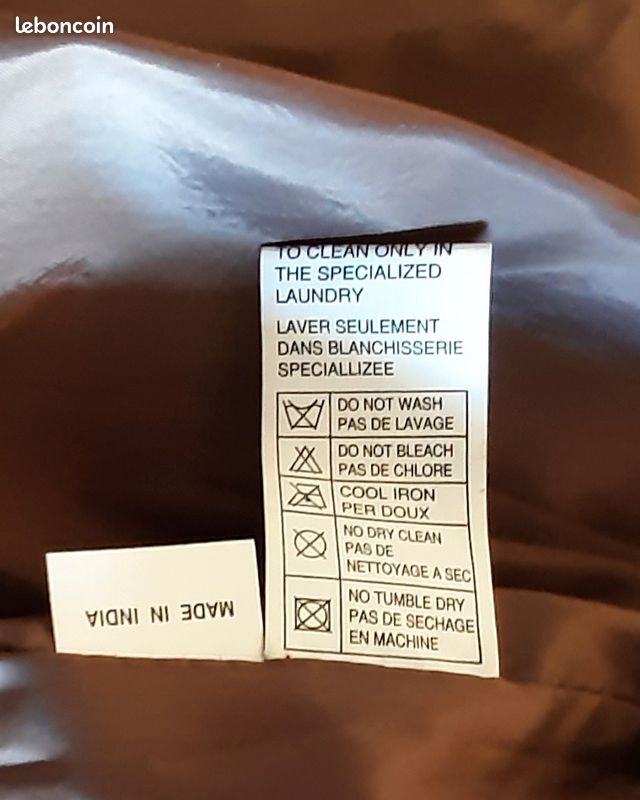 Veste homme daim lisse (image 4)
